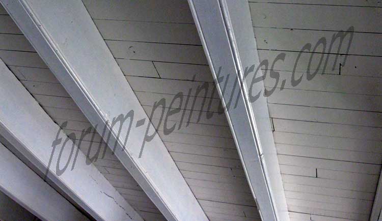 question travaux peinture poutres